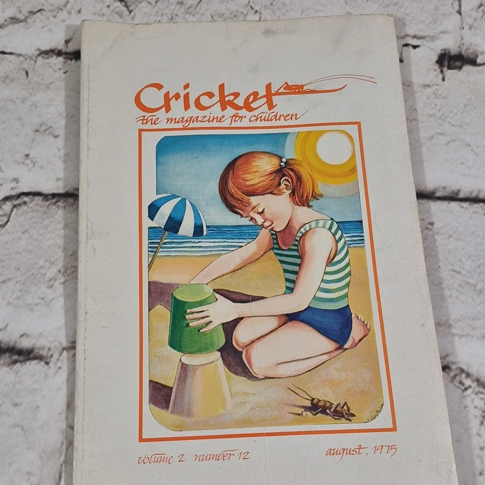 Cricket Magazine for Children Lot of 6 Issues Vintage 1970's